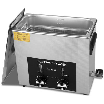 Профессиональный ультразвуковой очиститель 6L 180W Коммерческий ультразвуковый очиститель ювелирных изделий с кодированным таймером, нагревателем и корзиной, многоразовое применение для ювелирных изделий, очков, цепей, часов