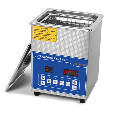Нержавеющая сталь 2L Ультразвуковая очистка Dual-Freq Pro для ювелирных изделий Очки Инструменты Электроника 17.5*16.5*23 см Цифровой таймер